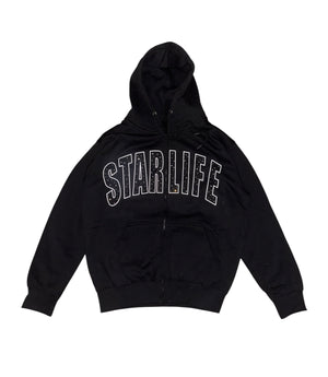Starlife Black Zip Up “Cosmic Arc”