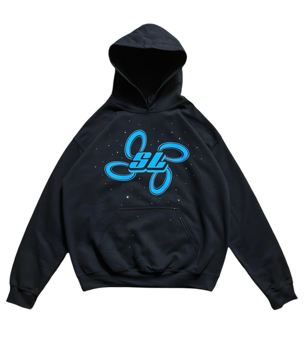 Starlife Black Hoodie “Orion Blue”