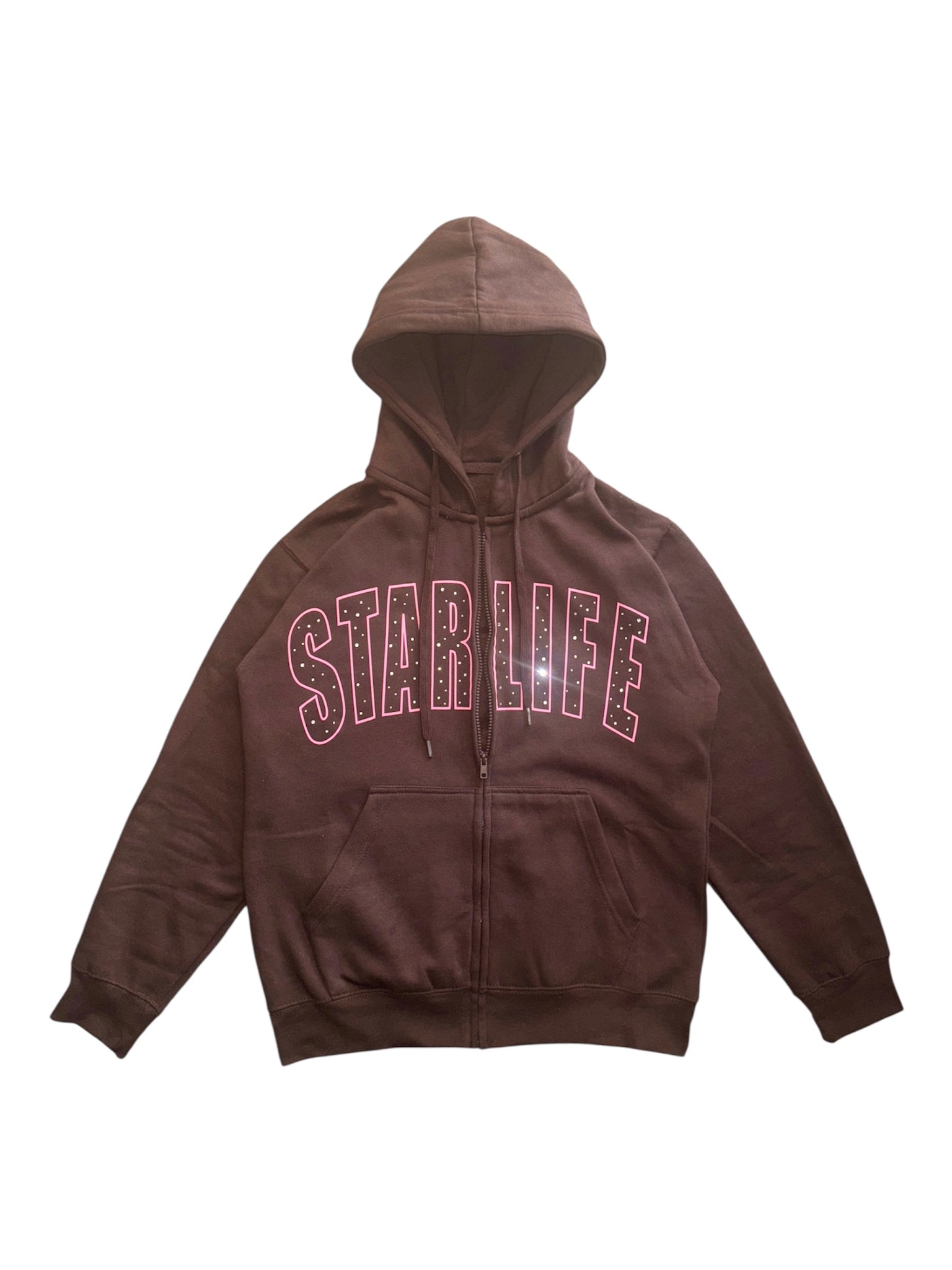 Starlife Dark Mocha Zip Up “Cosmic Arc”