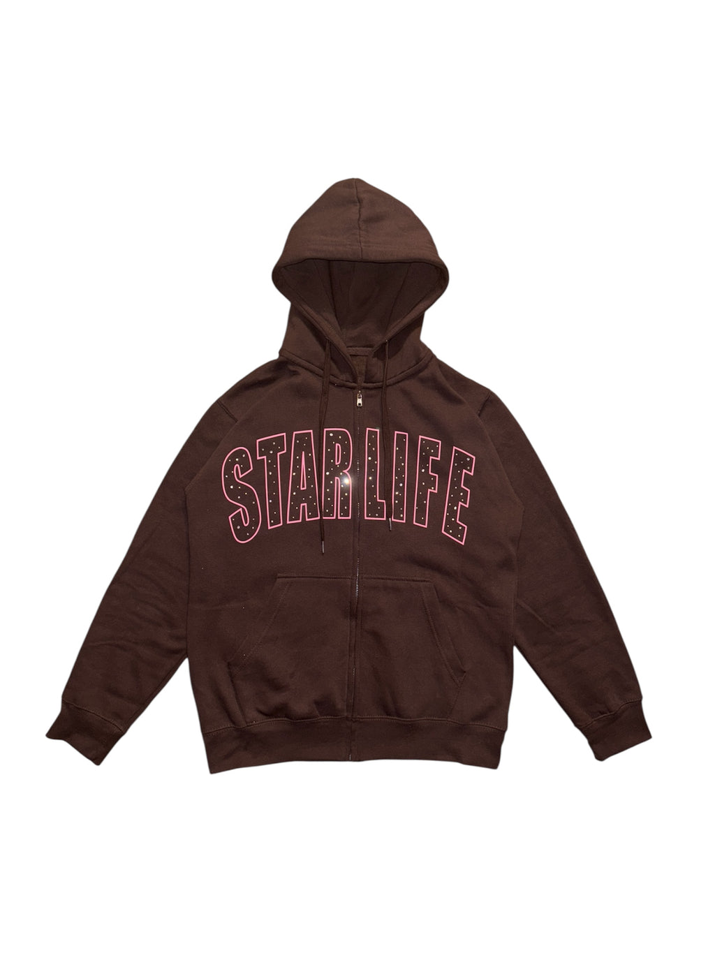 Starlife Dark Mocha Zip Up “Cosmic Arc”